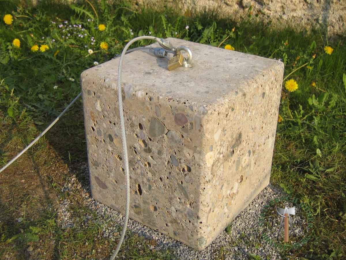 Nagelfluh Quadersteine zur Gartengestaltung