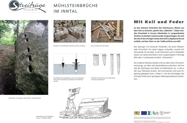 Brannenburg: Landschaftsführungen 2016 "Mühlsteine und Steinhauer im Inntal"