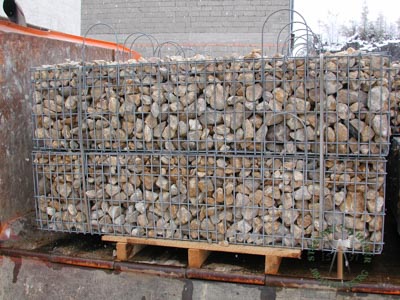 Gabionen - Dolomit Gabione S-50-50-50 - Gab-14000-01_04T - Steinbruch Huber