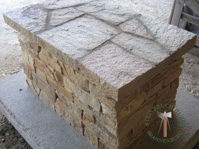 Abdeckungen - Gneis Abdeckplatten Amalfi 4-6 - Abd-13500-01_03T - Steinbruch Huber