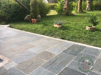 Bodenplatten - Gneis Bodenplatten San Marino 50 - Bpl-13301-09_03T - Steinbruch Huber