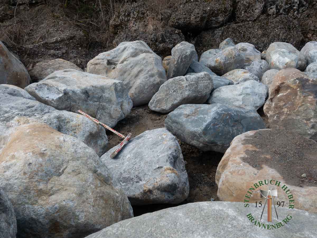 Findlinge - Gneis Findlinge 40-160 - Fin-13302-02_08 - Steinbruch Huber