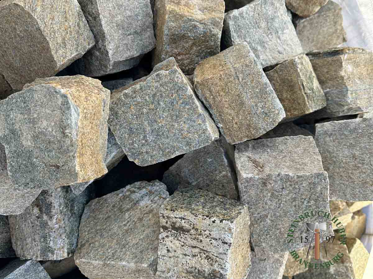 Pflastersteine - Gneis Kleinsteinpflaster San Marino 8-10 - Pfl-13301-03_01 - Steinbruch Huber