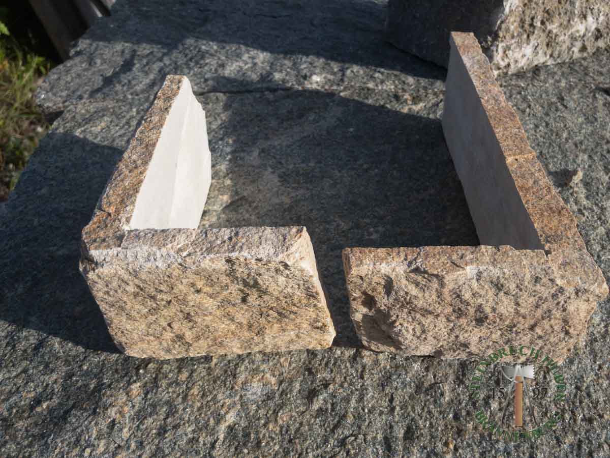 Mauerverblender - Gneis Mauereckverblender Amalfi - Vbl-13501-02_02 - Steinbruch Huber