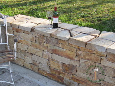 Mauersteine - Gneis Mauerstein Amalfi 8-17 - Mst-13500-01_03T - Steinbruch Huber