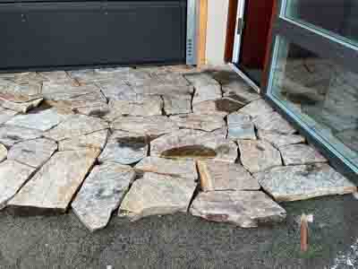 Bodenplatten - Gneis Polygonalplatten Amalfi 4-7 - Bpl-13501-01_05T - Steinbruch Huber