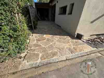 Bodenplatten - Gneis Polygonalplatten Amalfi 4-7 - Bpl-13501-01_08T - Steinbruch Huber