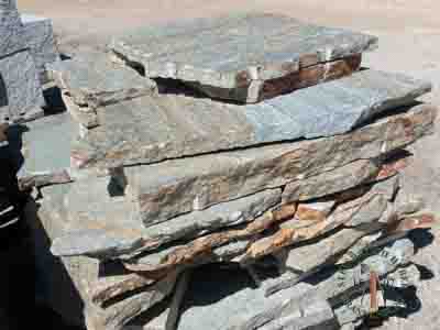 Bodenplatten - Gneis Polygonalplatten San Marino 4-7 - Bpl-13301-11_02T - Steinbruch Huber