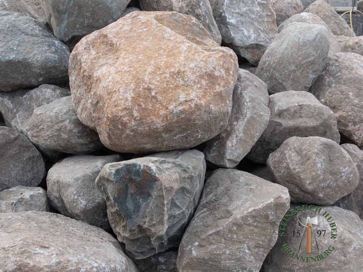 Findlinge - Granit Findlinge 50-80 - Fin-11003-02_02 - Steinbruch Huber