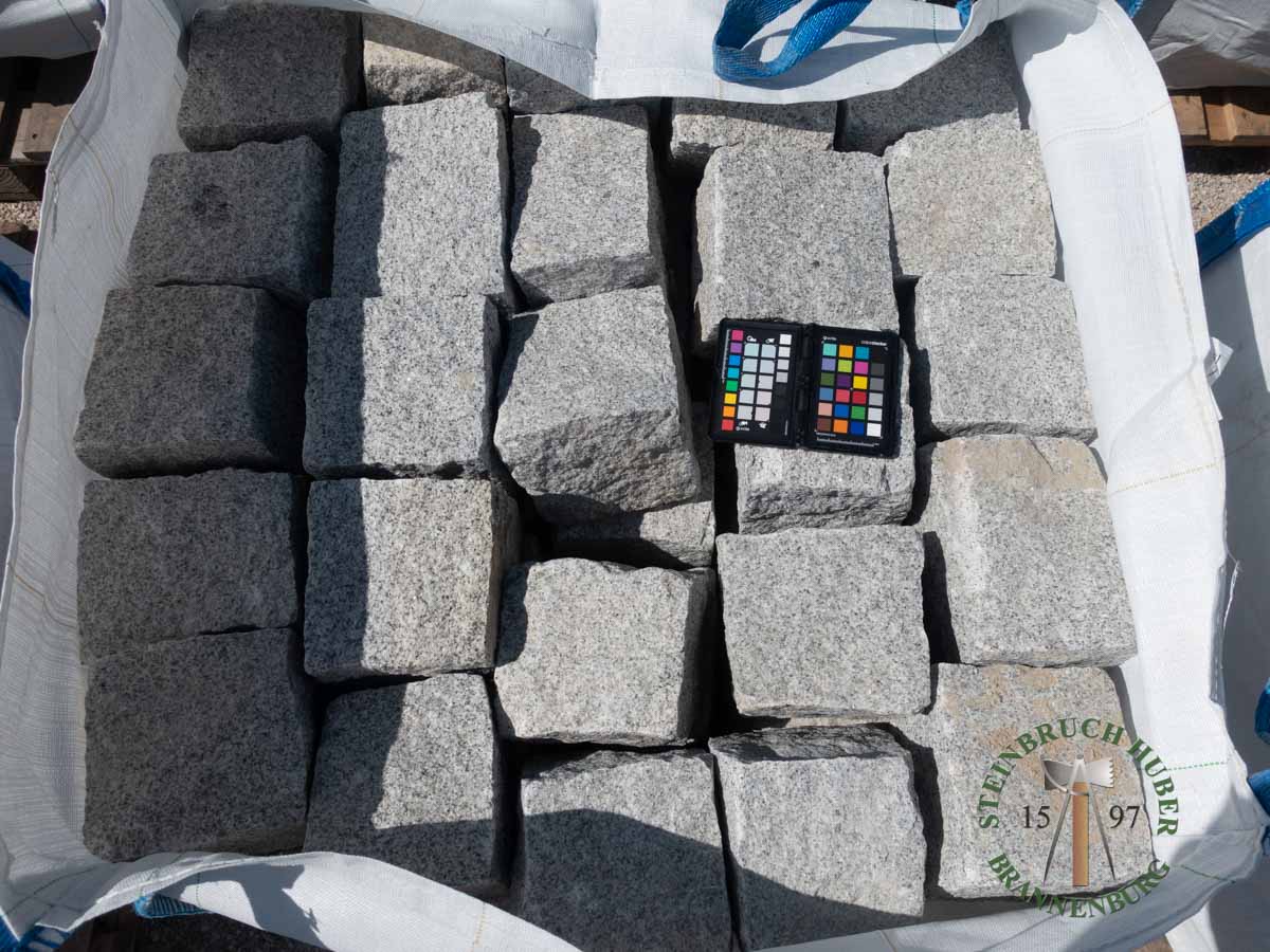 Pflastersteine - Granit Großsteinpflaster 15-17 grau - Pfl-11035-03_01 - Steinbruch Huber
