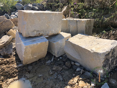 Mauersteine - Granit Hangsicherungsstein 50-70 - Mst-11035-08_02T - Steinbruch Huber