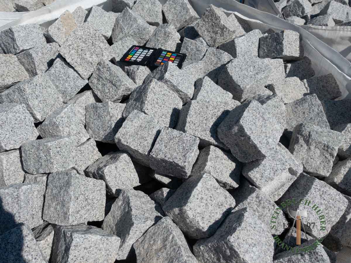 Pflastersteine - Granit Kleinsteinpflaster 8-10 grau - Pfl-11035-04_01 - Steinbruch Huber
