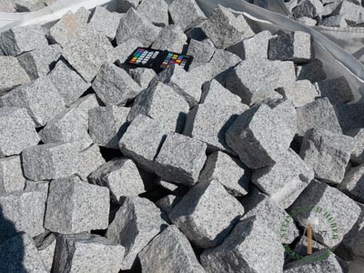 Pflastersteine - Granit Kleinsteinpflaster 8-10 grau - Pfl-11035-04_01T - Steinbruch Huber