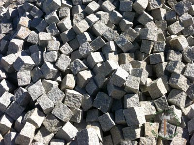 Pflastersteine - Granit Kleinsteinpflaster 8-10 grau gelb - Pfl-11035-01_03T - Steinbruch Huber