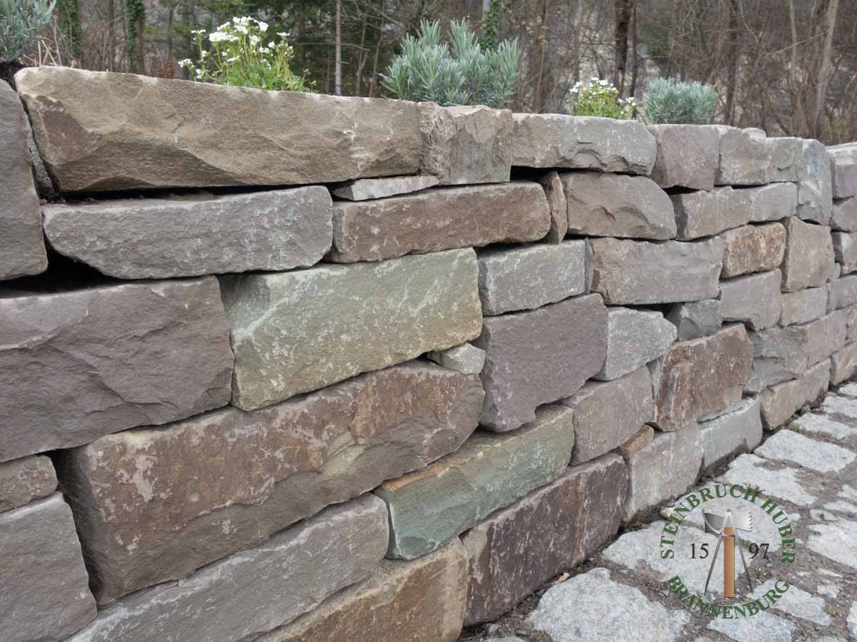 Mauersteine - Grauwacke Trockenmauerstein 6-25 - Mst-15400-02_03 - Steinbruch Huber