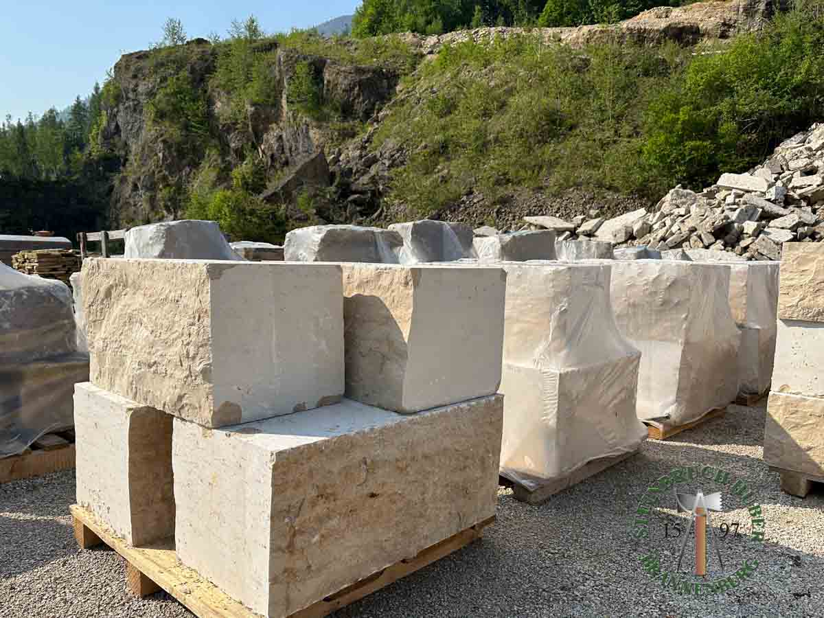 Mauersteine - Kalkstein Mauerstein BayJura 40 G - Mst-12002-20_04 - Steinbruch Huber