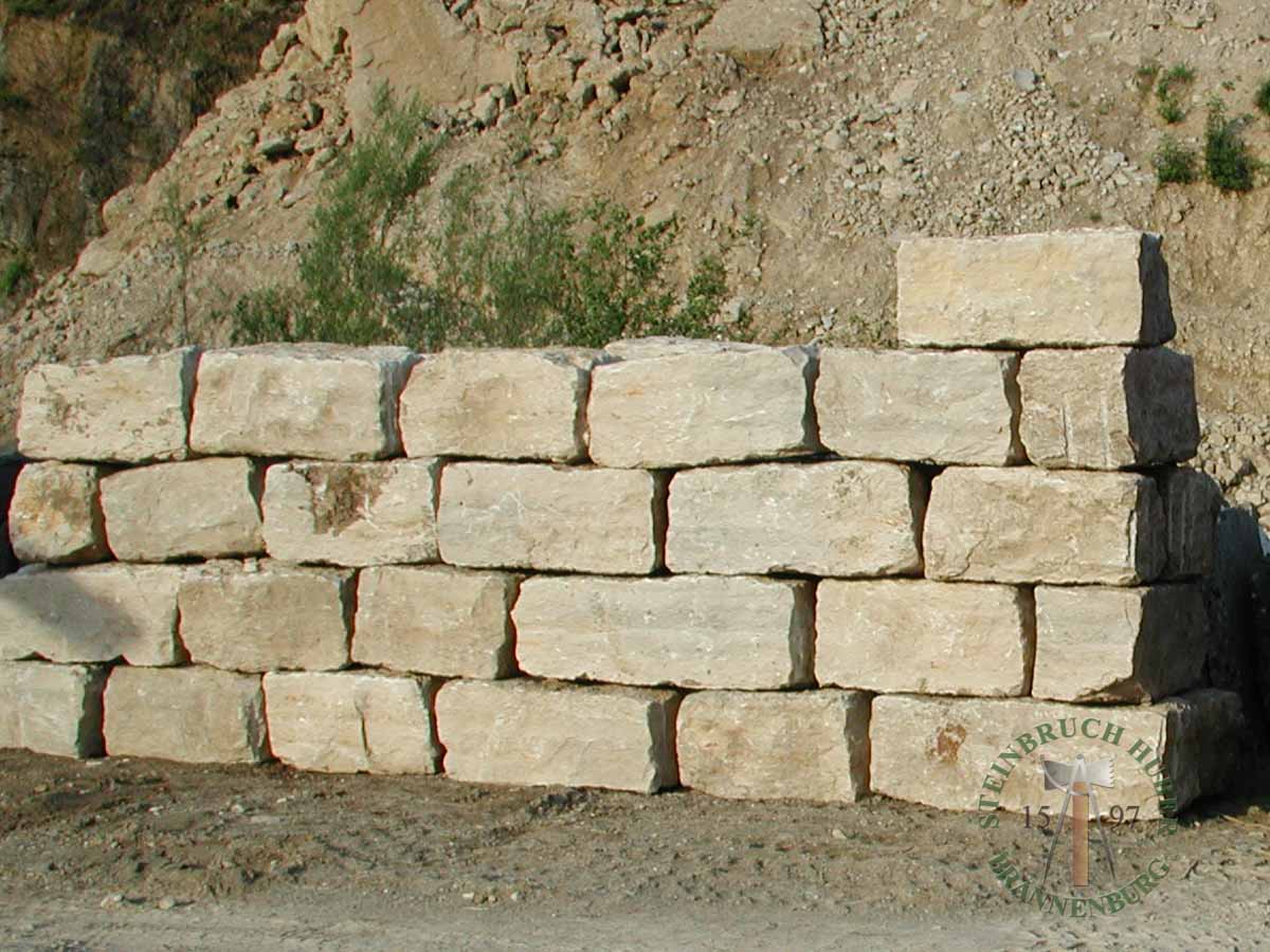 Mauersteine - Kalkstein Mauerstein BayJura 50 - Mst-12002-05_01 - Steinbruch Huber