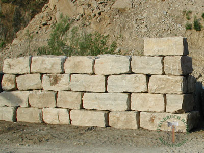 Mauersteine - Kalkstein Mauerstein BayJura 50 - Mst-12002-05_01T - Steinbruch Huber