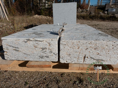 Blockstufen - Muschelkalk Blockstufe antik 60-100 - Bst-14801-04_02T - Steinbruch Huber