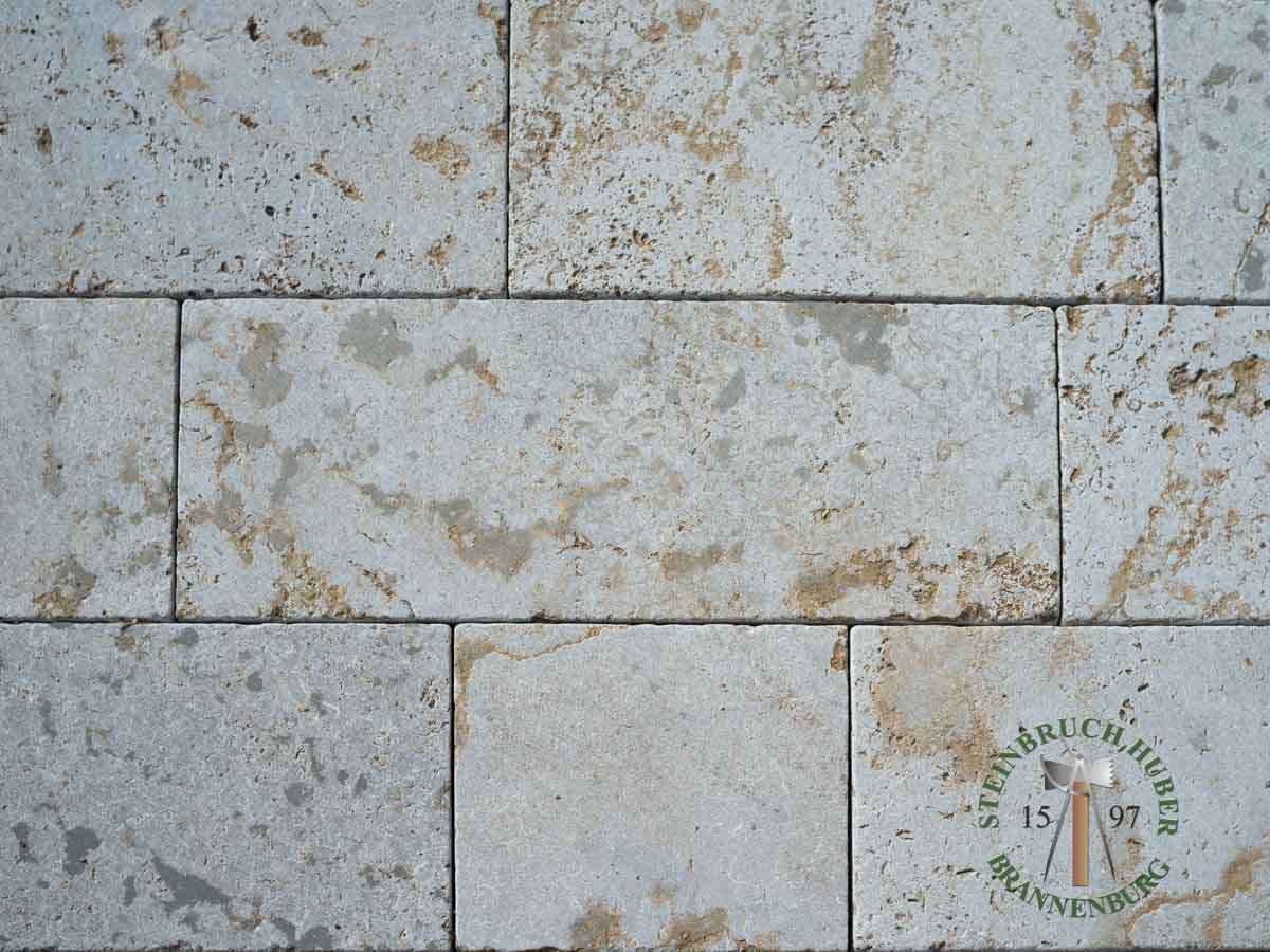 Bodenplatten - Muschelkalk Bodenplatten Bahnen antik - Bpl-14801-06_01 - Steinbruch Huber
