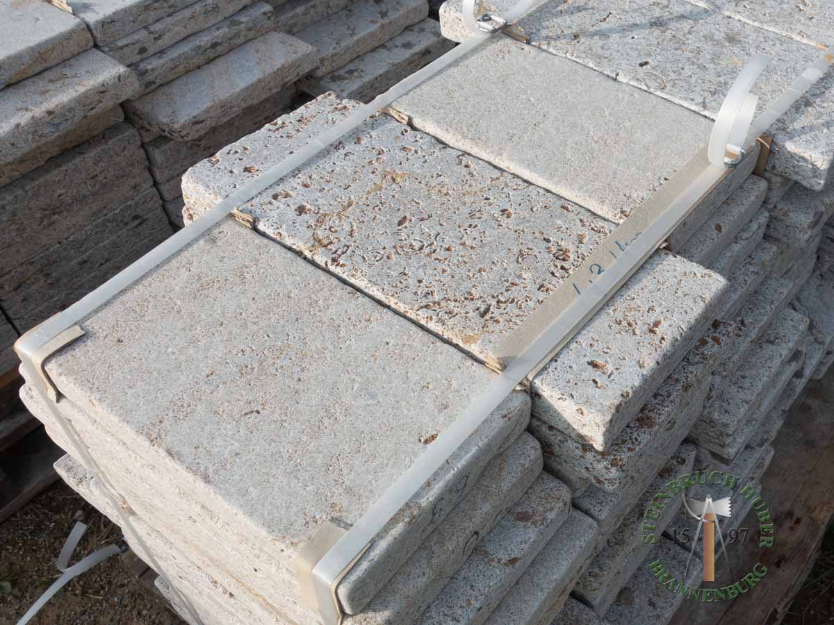 Bodenplatten - Muschelkalk Bodenplatten Bahnen antik - Bpl-14801-06_03 - Steinbruch Huber