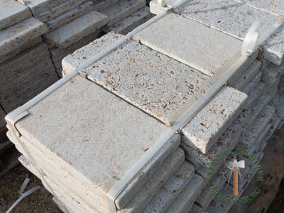 Bodenplatten - Muschelkalk Bodenplatten Bahnen antik - Bpl-14801-06_03T - Steinbruch Huber