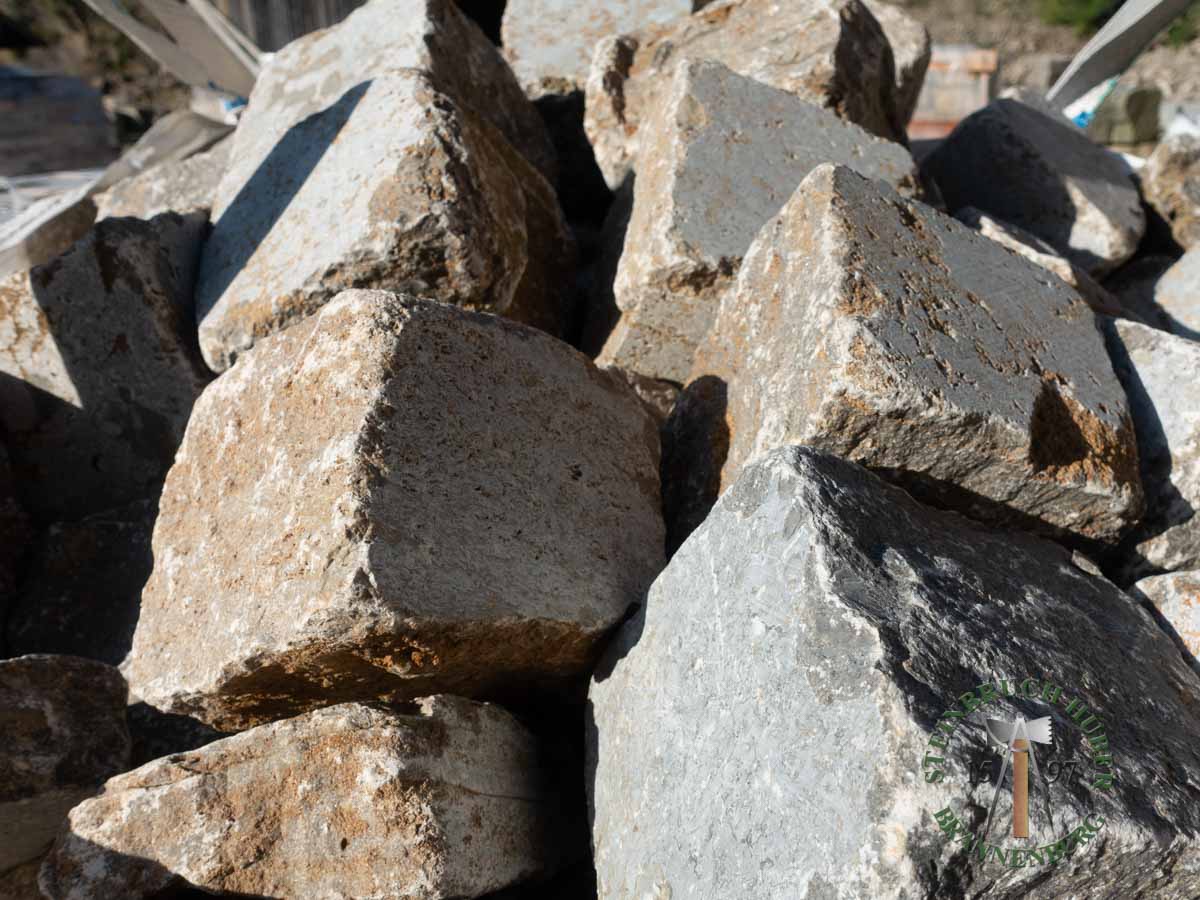 Pflastersteine - Muschelkalk Großsteinpflaster antik 15 - Pfl-14801-05_01 - Steinbruch Huber