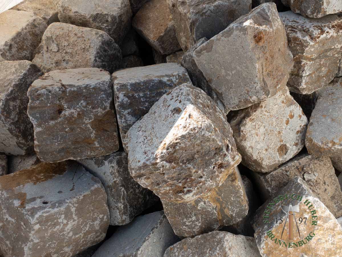 Pflastersteine - Muschelkalk Großsteinpflaster antik 15 - Pfl-14801-05_03 - Steinbruch Huber