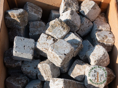 Pflastersteine - Muschelkalk Kleinsteinpflaster 10-10-10 - Pfl-14801-03_01T - Steinbruch Huber