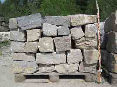 Mauersteine - Muschelkalk Mauerstein 20-25 - Mst-14801-11_03T - Steinbruch Huber