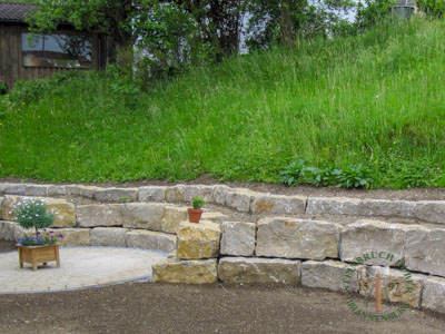 Mauersteine - Muschelkalk Mauerstein 30-40 - Mst-14801-13_03T - Steinbruch Huber