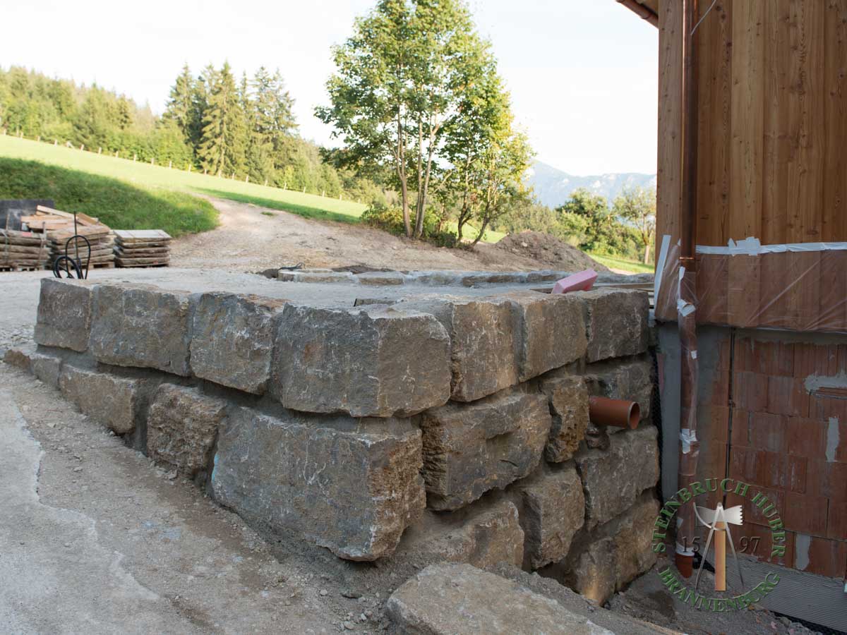 Mauersteine - Muschelkalk Mauerstein 40-50 - Mst-14801-15_03 - Steinbruch Huber