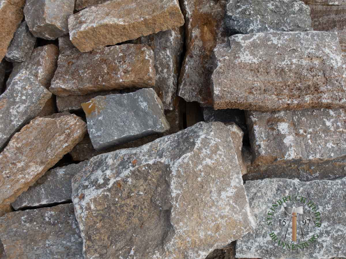 Mauerverblender - Muschelkalk Mauerverblender 15-25 - Vbl-14801-02_03 - Steinbruch Huber