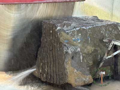 Bodenplatten - Muschelkalk Polygonalplatten gesägt 4 - Bpl-14801-01_04T - Steinbruch Huber
