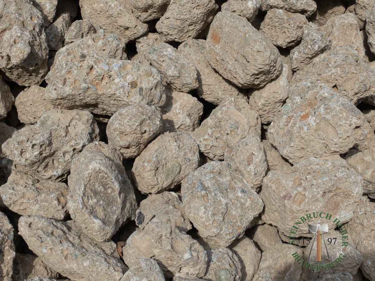 Schotter - Nagelfluh Biber-Schotter 100-250 - Sch-10000-02_04 - Steinbruch Huber