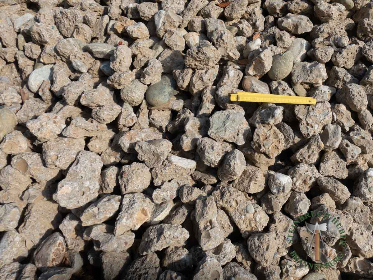 Schotter - Nagelfluh Biber-Schotter 50-150 - Sch-10000-01_04 - Steinbruch Huber