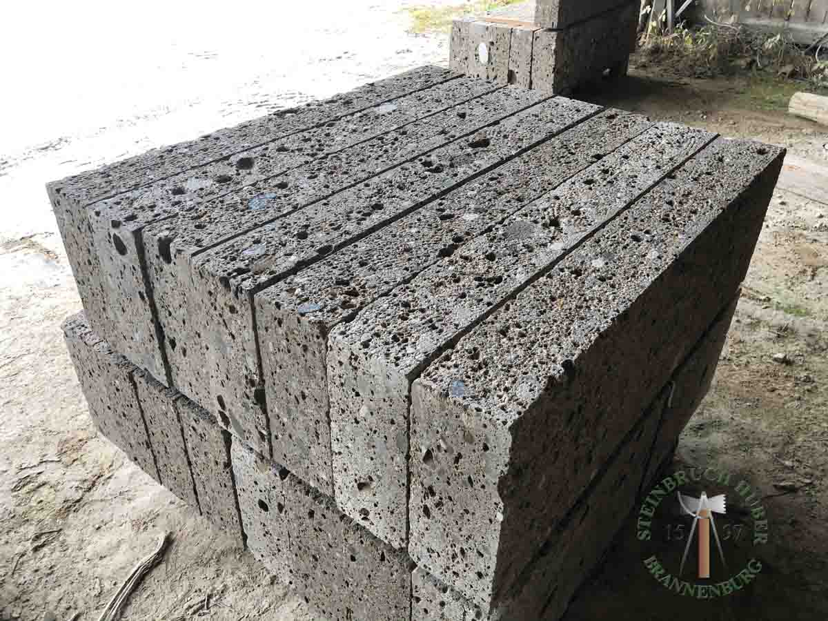 Blockstufen - Nagelfluh Blockstufe GaLa gestockt 60-180 - Bst-10000-03_03 - Steinbruch Huber