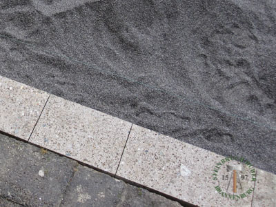 Bodenplatten - Nagelfluh Bodenplatten gestockt - Bpl-10000-55_04T - Steinbruch Huber