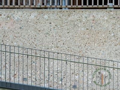 Fassadenplatten - Nagelfluh Fassadenplatten gestockt 4 - Fas-10000-34_05T - Steinbruch Huber