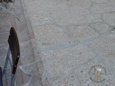 Bodenplatten - Nagelfluh Krustenplatten gestockt - Bpl-10000-99_02T - Steinbruch Huber