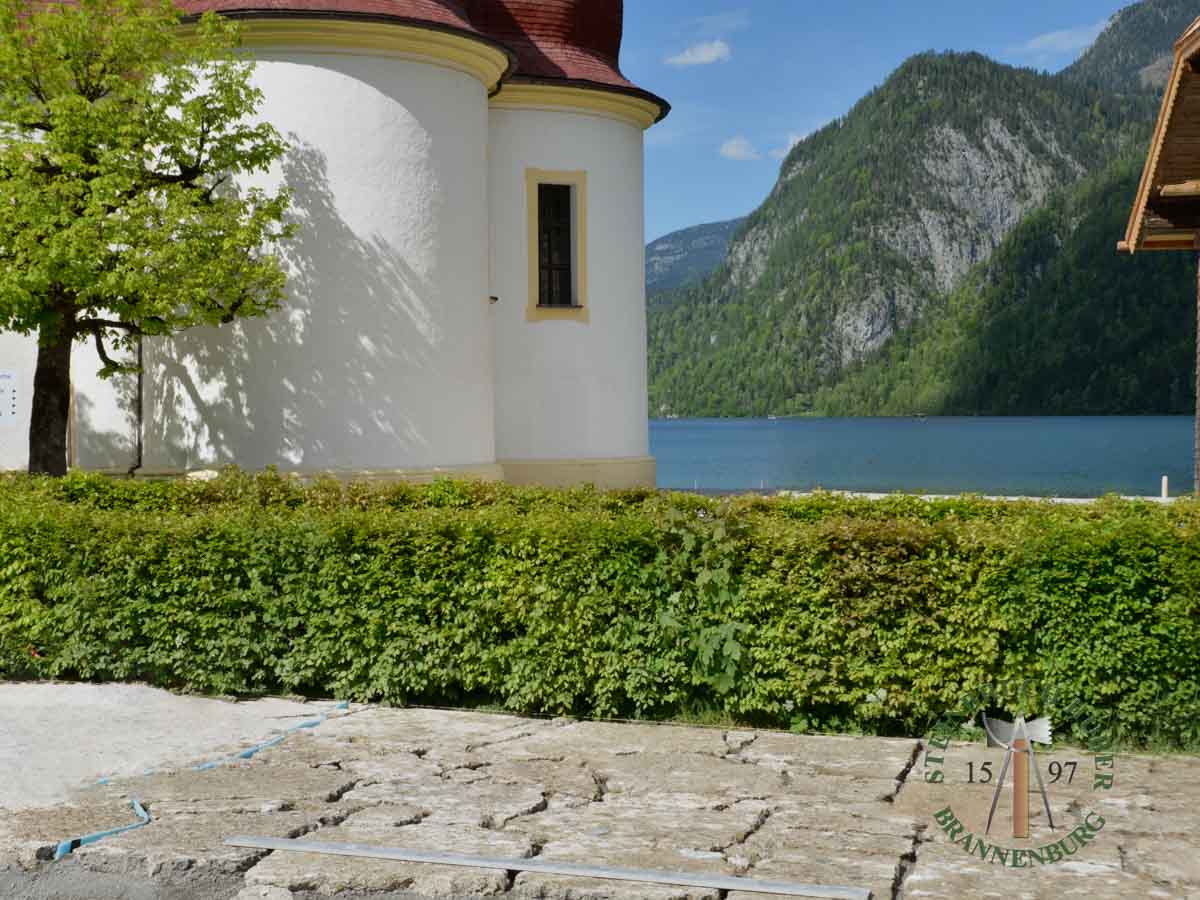 Bodenplatten - Nagelfluh Krustenplatten gestockt - Bpl-10000-99_06 - Steinbruch Huber