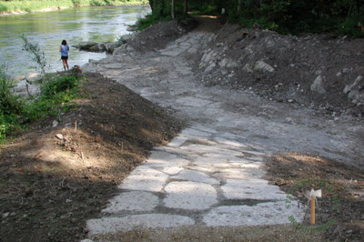 Bodenplatten - Nagelfluh Krustenplatten gesägt - Bpl-10000-54_01T - Steinbruch Huber