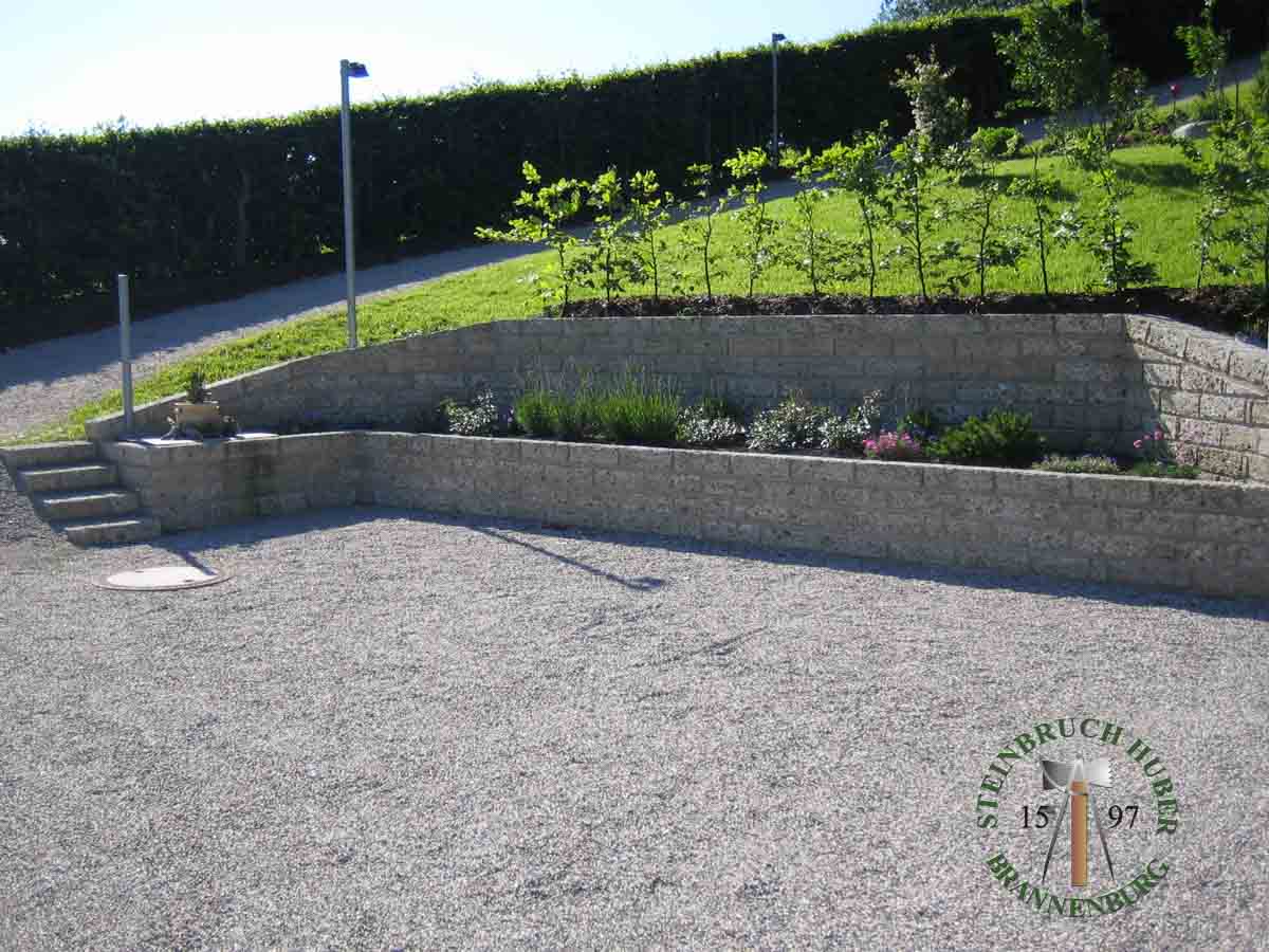 Mauersteine - Nagelfluh Mauerstein Biber 10 - Mst-10000-20_02 - Steinbruch Huber