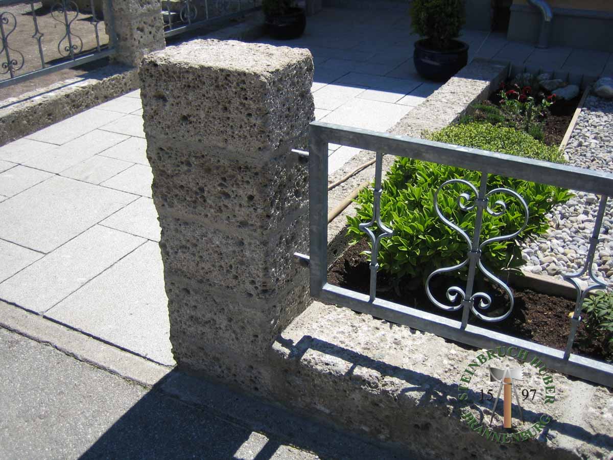 Mauersteine - Nagelfluh Mauerstein Biber 20-AD - Mst-10000-27_01 - Steinbruch Huber