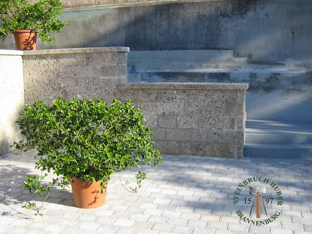 Mauersteine - Nagelfluh Mauerstein Biber 20-D - Mst-10000-26_07 - Steinbruch Huber