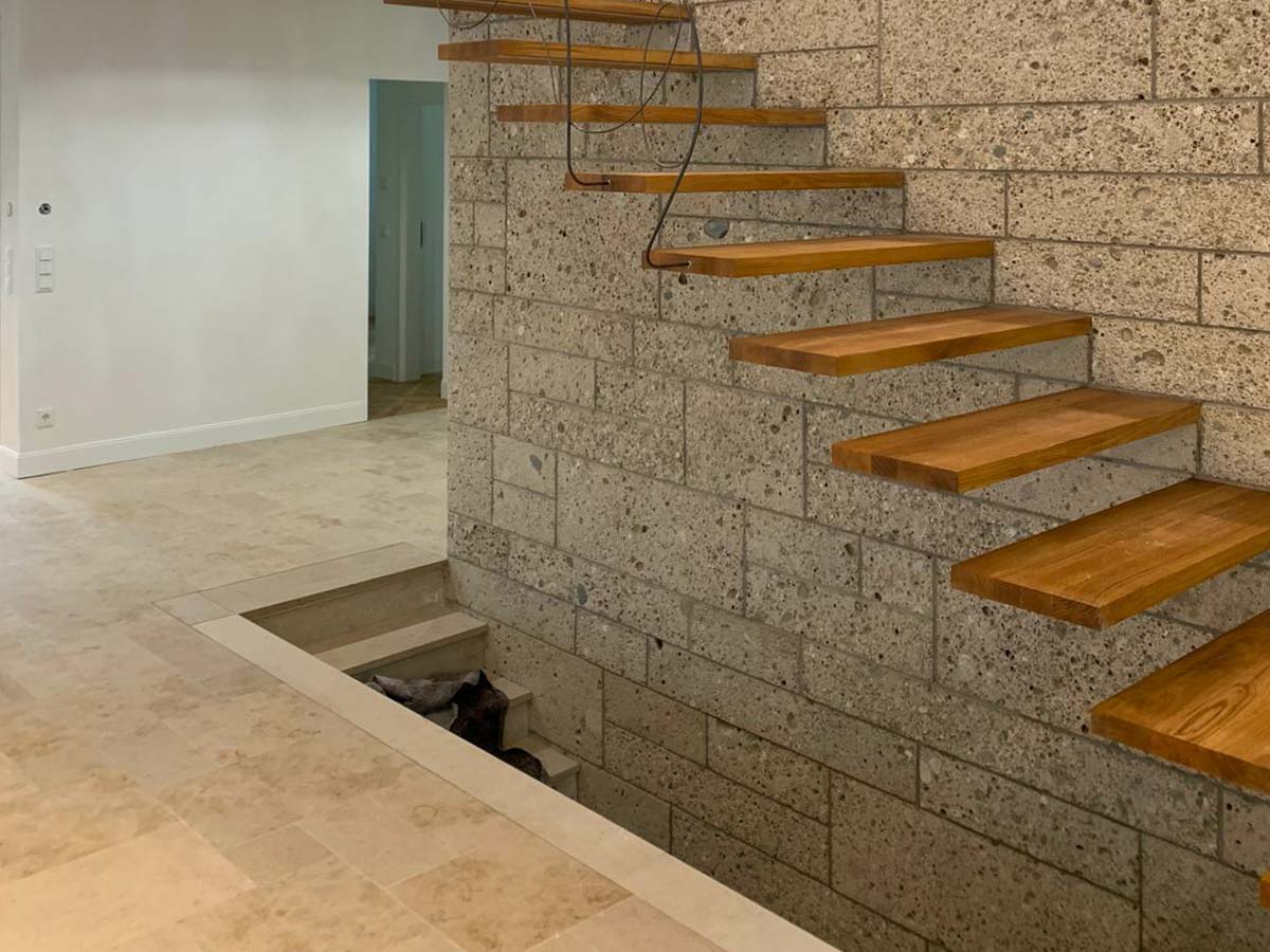 Mauersteine - Nagelfluh Mauerstein Biber 20 - Mst-10000-24_03 - Steinbruch Huber