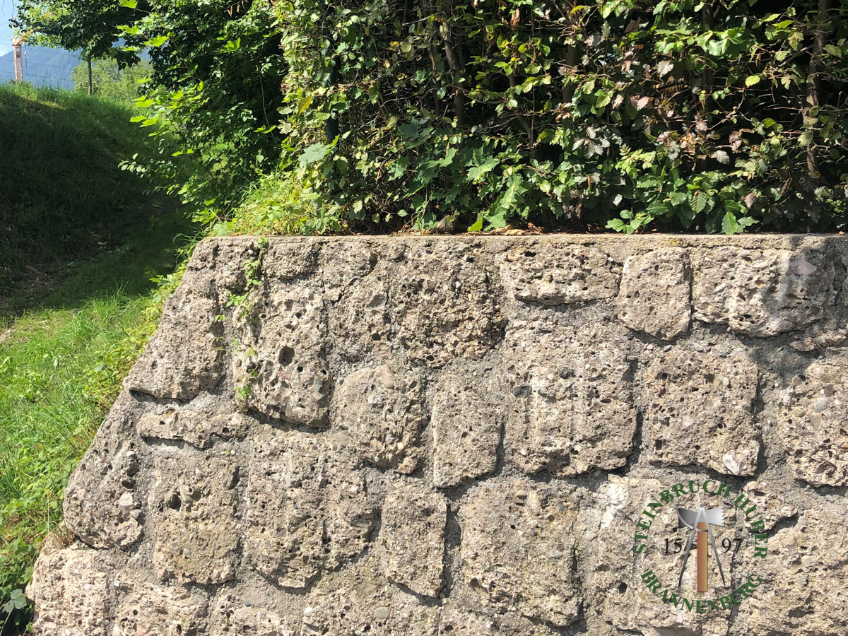 Mauersteine - Nagelfluh Mauerstein Breitenberg - Mst-10000-08_01 - Steinbruch Huber