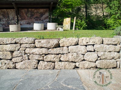 Mauersteine - Nagelfluh Mauerstein Petersberg 10-60 F - Mst-10000-02_01T - Steinbruch Huber