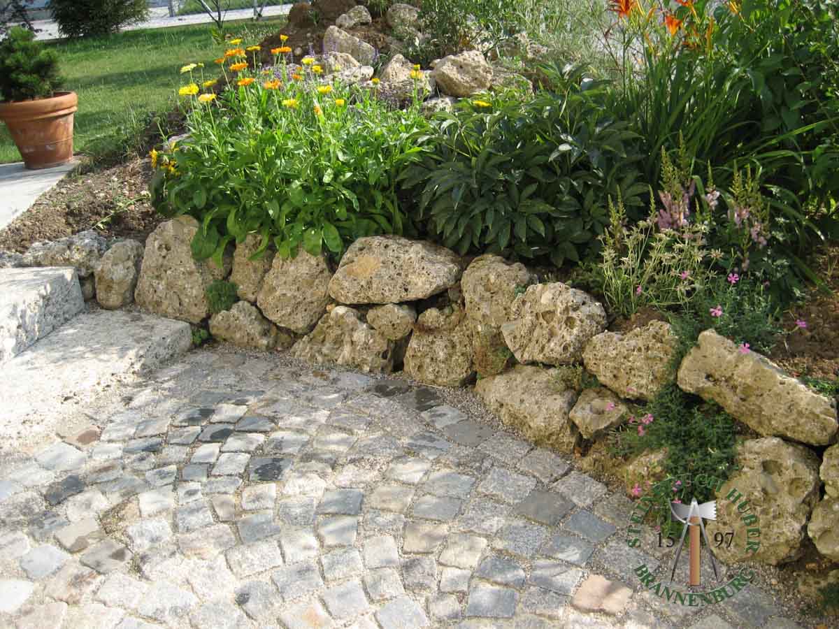 Mauersteine - Nagelfluh Mauerstein Petersberg 10-60 - Mst-10000-01_01 - Steinbruch Huber