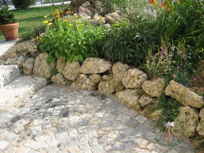 Mauersteine - Nagelfluh Mauerstein Petersberg 10-60 - Mst-10000-01_01T - Steinbruch Huber